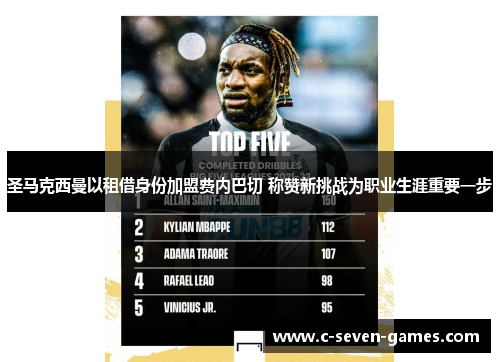 圣马克西曼以租借身份加盟费内巴切 称赞新挑战为职业生涯重要一步 圣马克西曼以租借身份加盟费内巴切 称赞新挑战为职业生涯重要一步